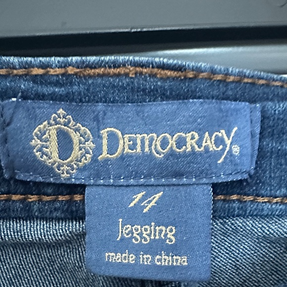 Democracy  Blue Skinny Jegging Jeans size 14 - Picture 2 of 7